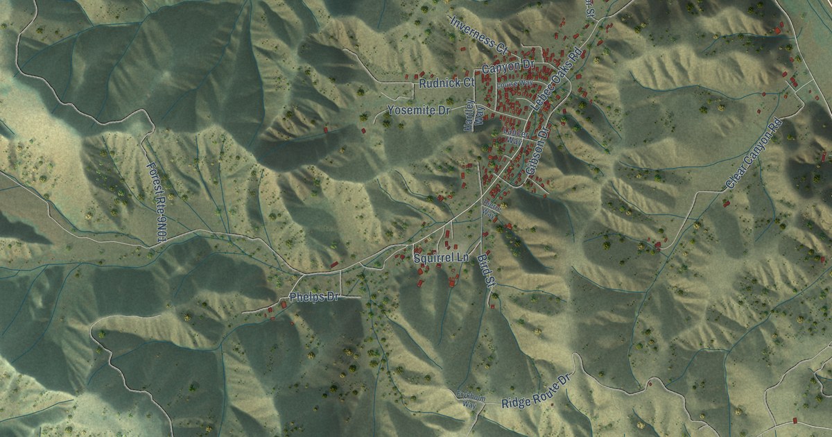Map of Lebec, California in 2026