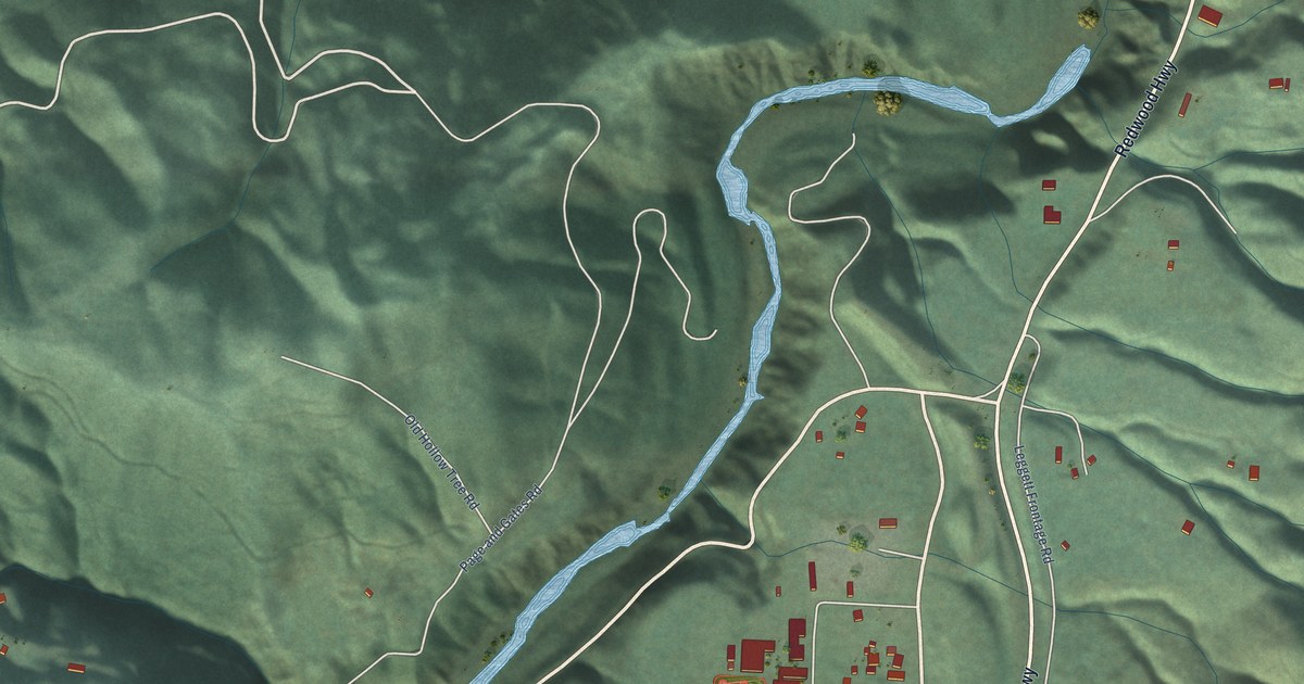 Map of Leggett, California in 2026