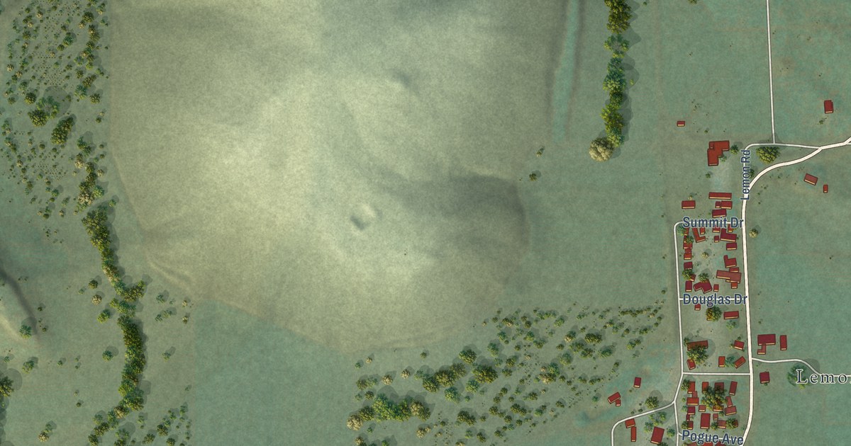 Map of Lemon Cove, California in 2026