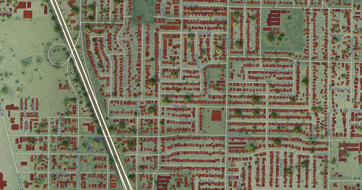 Map of Lemon Hill, California in 2026