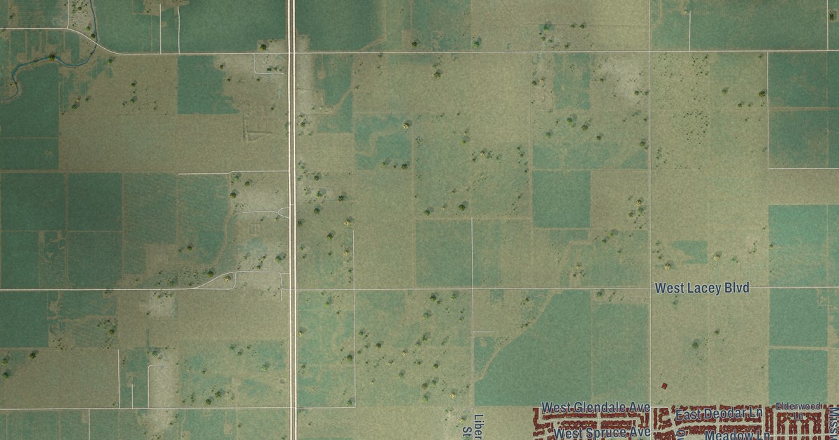 Map of Lemoore, California in 2026