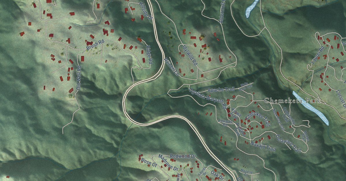Map of Lexington Hills, California in 2026