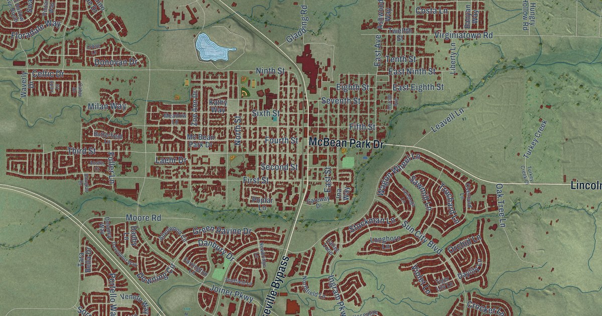 Map of Lincoln, California in 2026