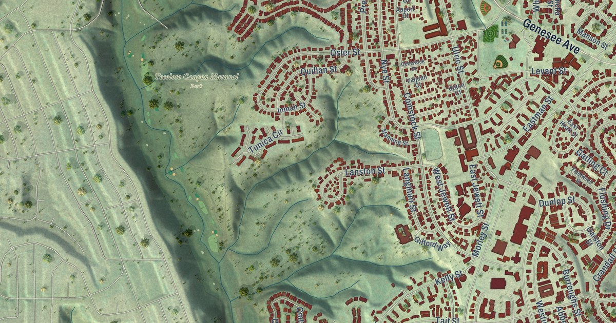 Map of Linda Vista, California in 2026