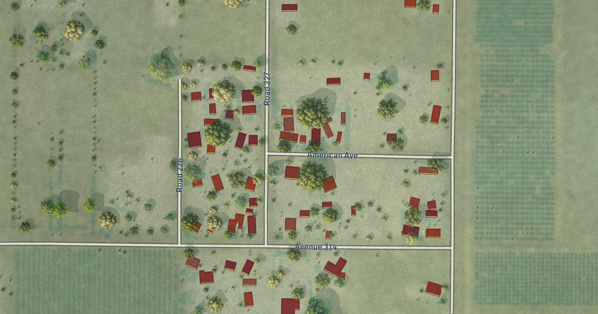 Map of Lindcove, California in 2026