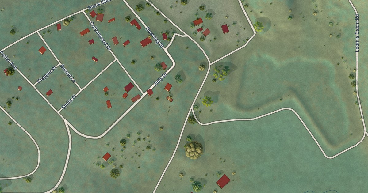 Map of Little Valley, California in 2026