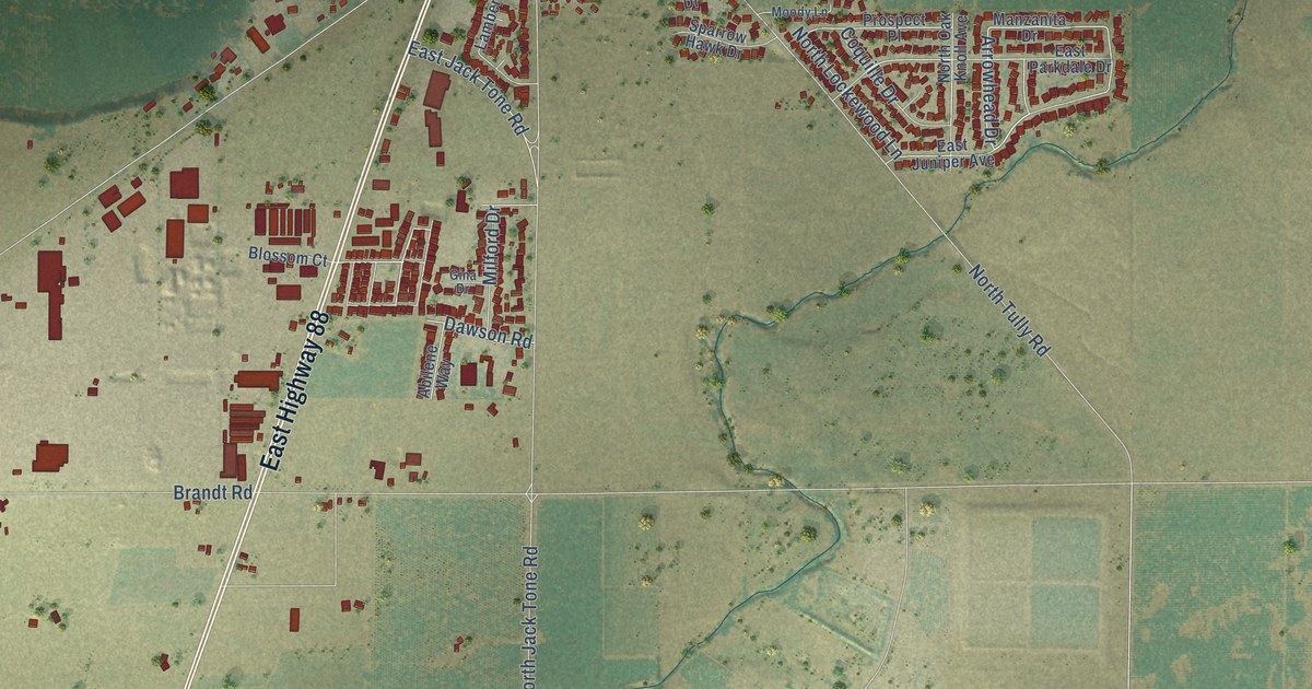 Map of Lockeford, California in 2026