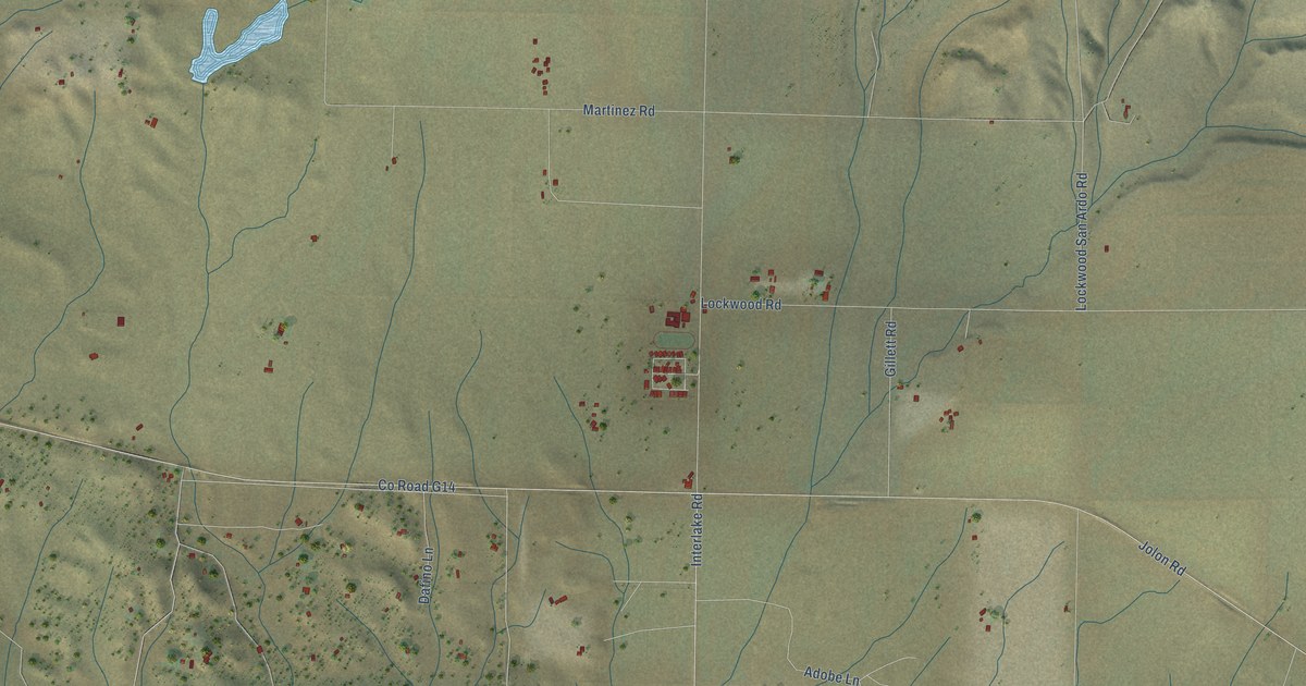 Map of Lockwood, Monterey County, California in 2026