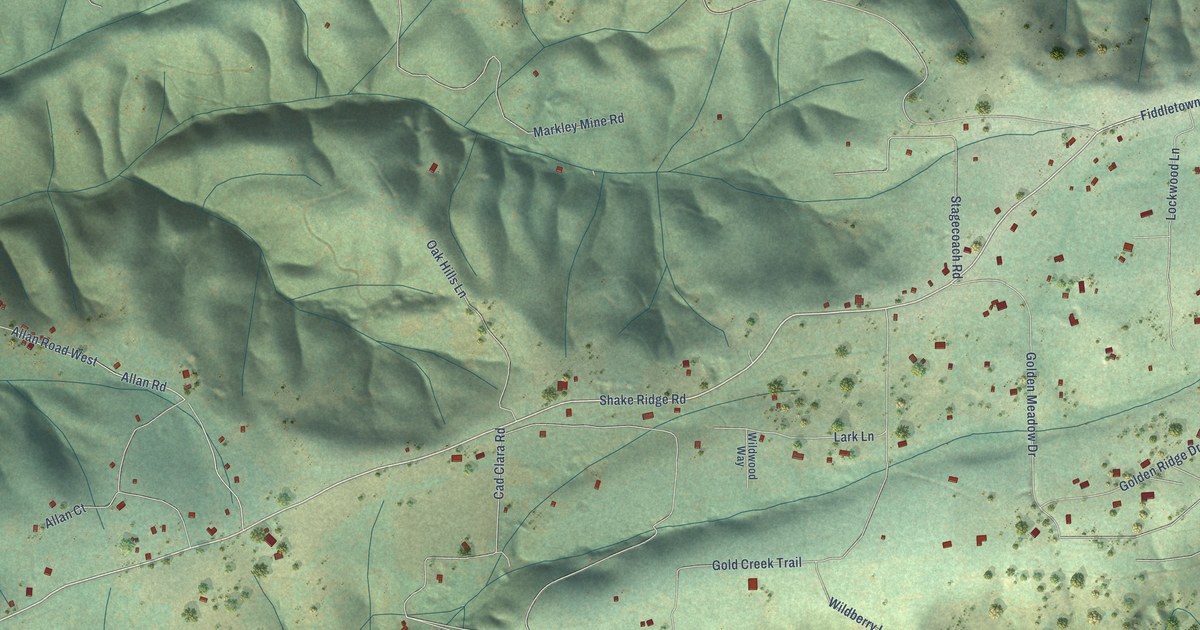 Map of Lockwood, California in 2026