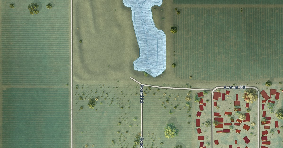 Map of London, California in 2026