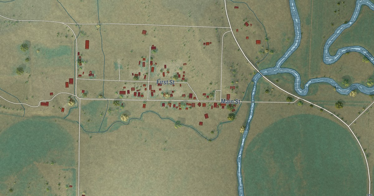 Map of Lookout, California in 2026