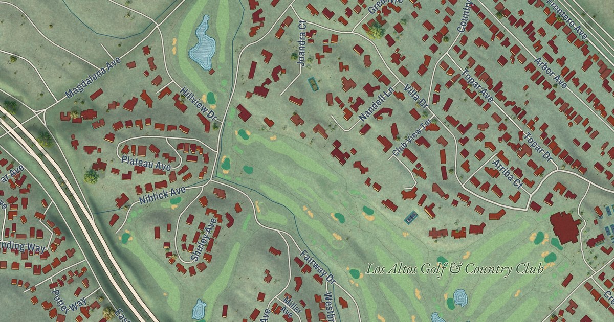Map of Loyola, California in 2026