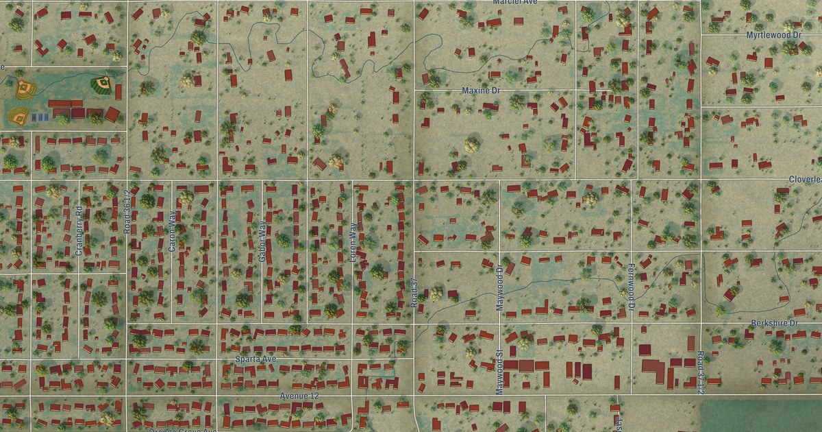 Map of Madera Ranchos, California in 2026