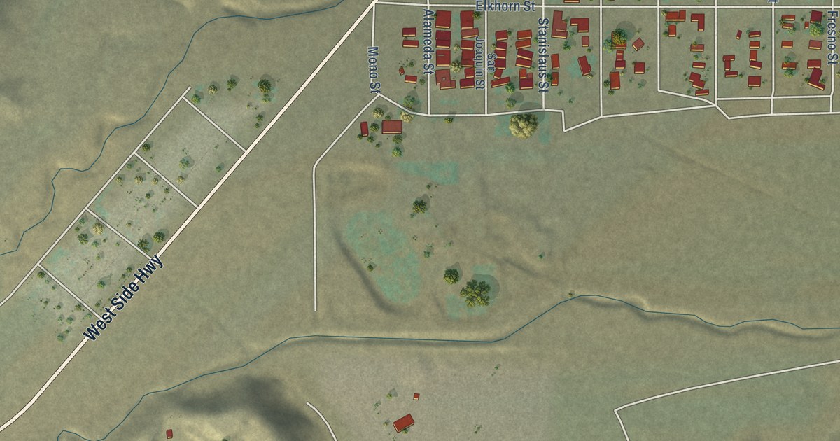 Map of Maricopa, California in 2026