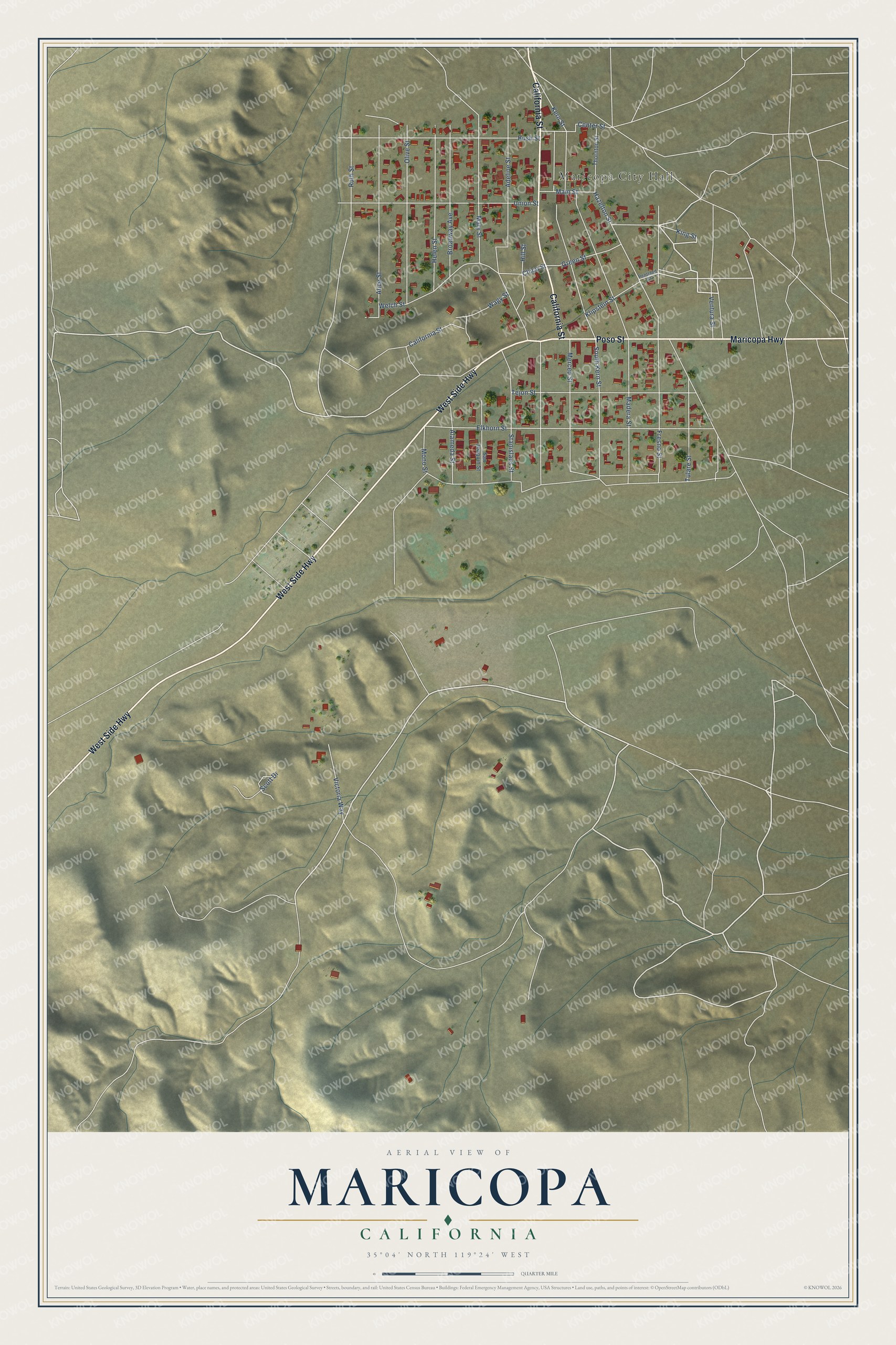 Watermarked full-map preview of Maricopa, California