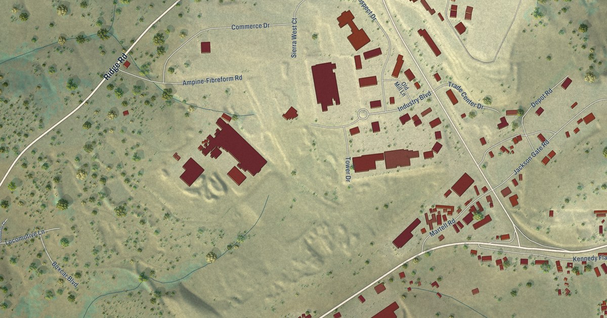 Map of Martell, California in 2026