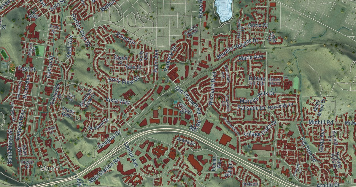 Map of Martinez, California in 2026