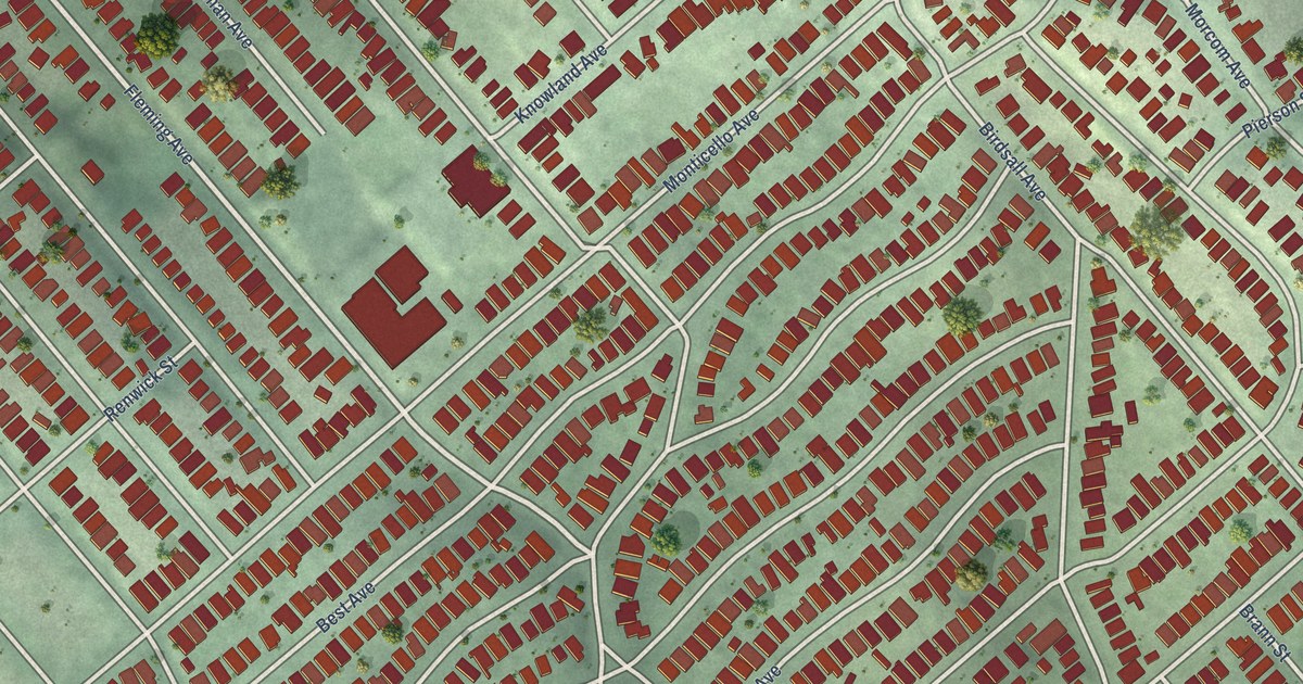 Detailed Map of Maxwell Park, California