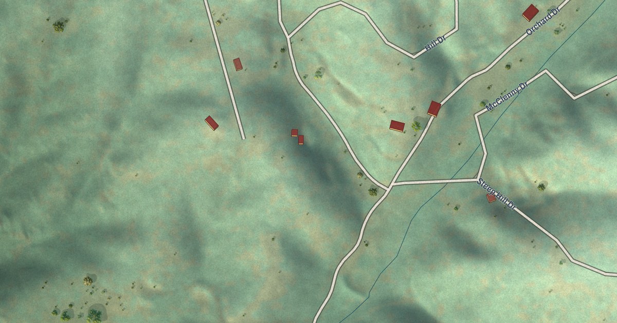 Map of McClenney Tract, California in 2026