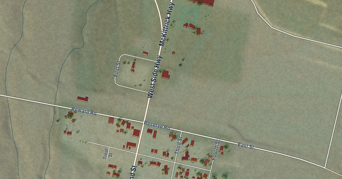 Map of McKittrick, California in 2026