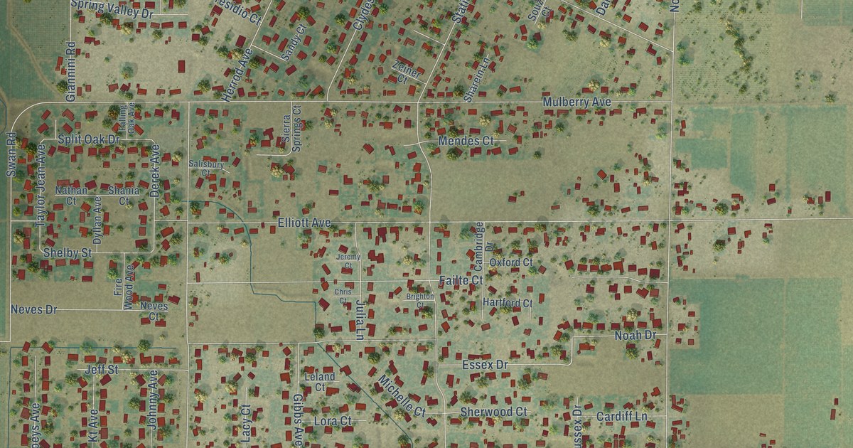 Map of McSwain, California in 2026