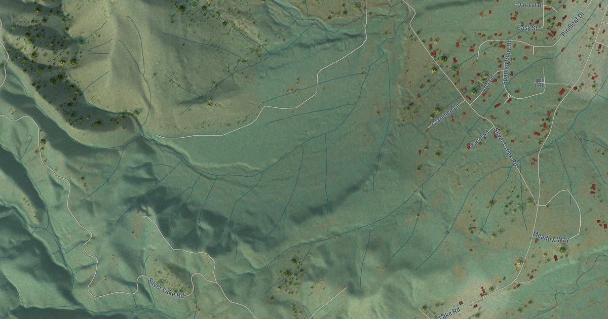 Map of Meadow Valley, California in 2026