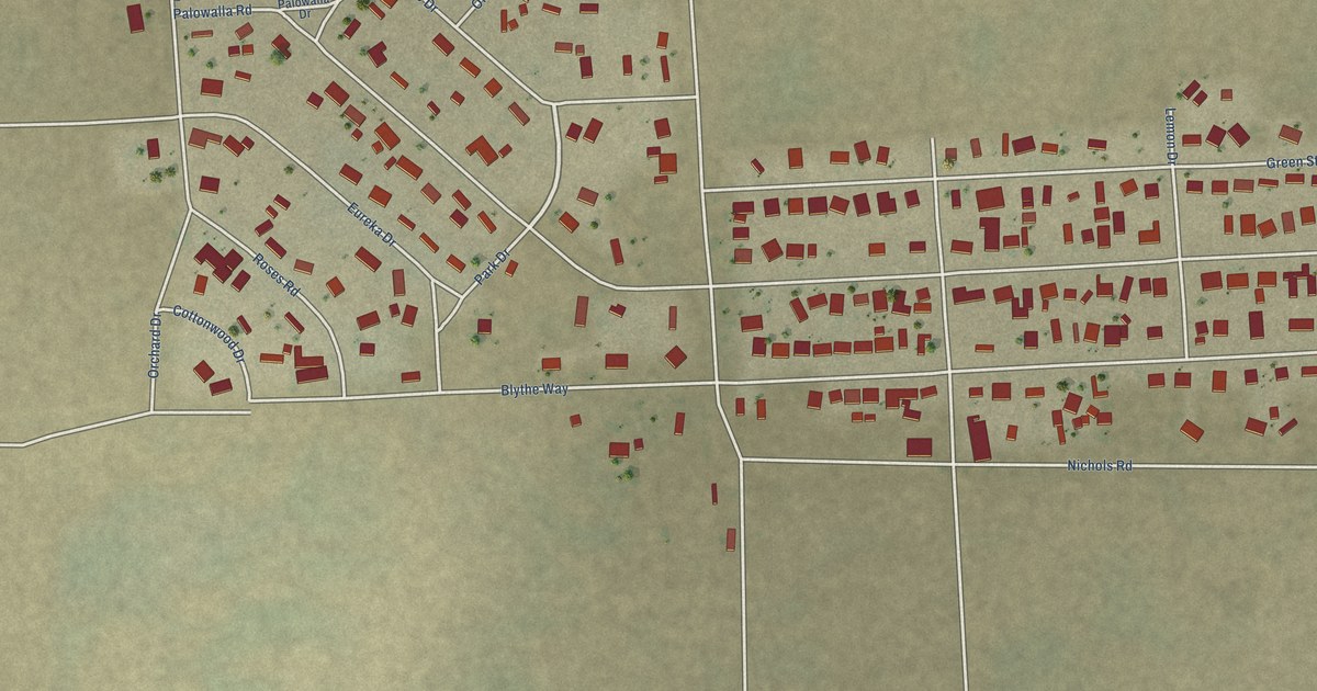Map of Mesa Verde, California in 2026