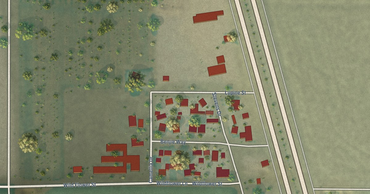 Map of Mettler, California in 2026
