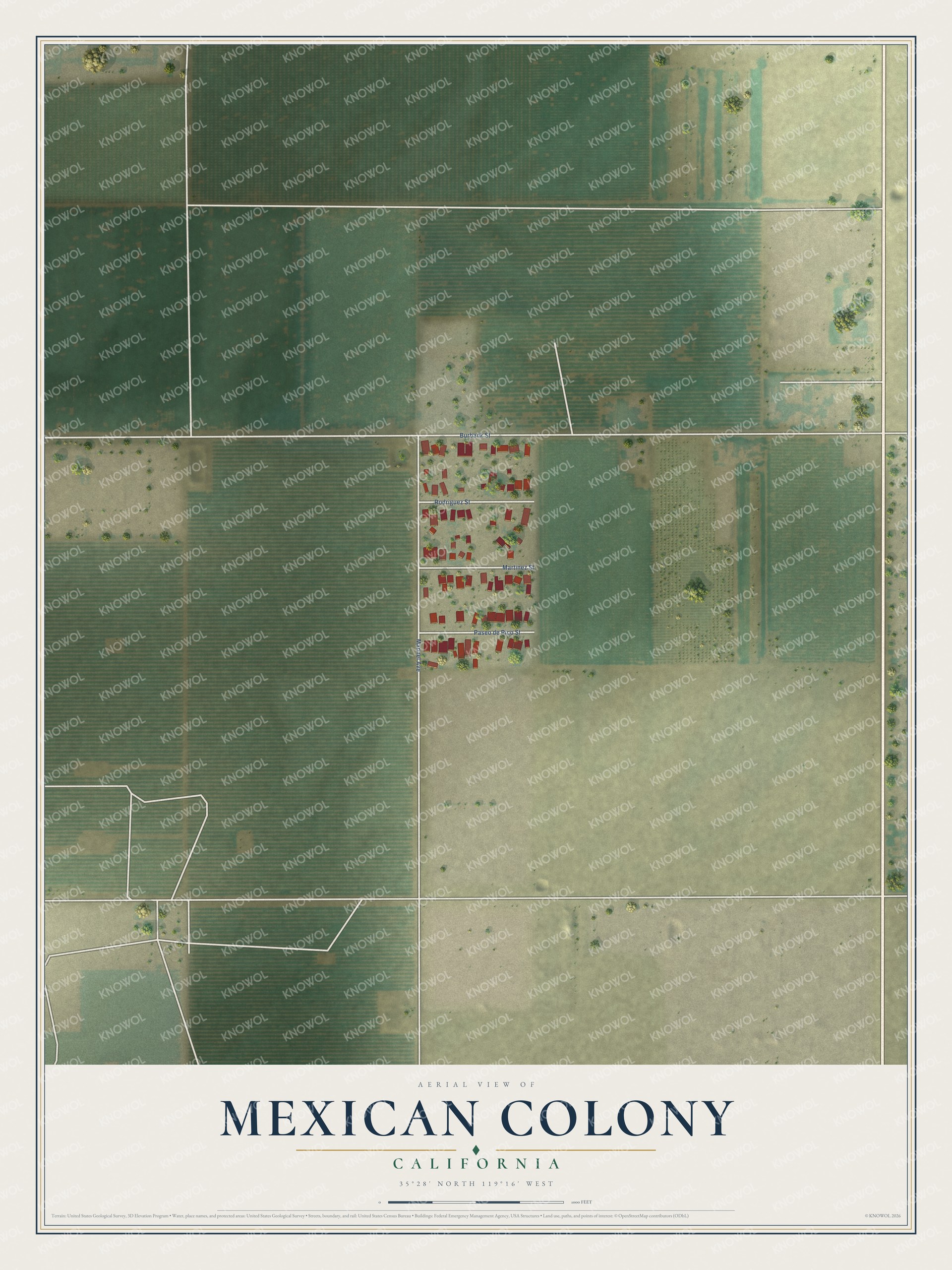 Watermarked full-map preview of Mexican Colony, California