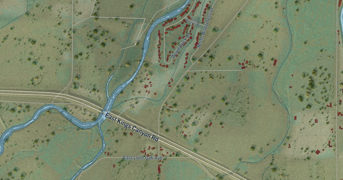 Map of Minkler, California in 2026