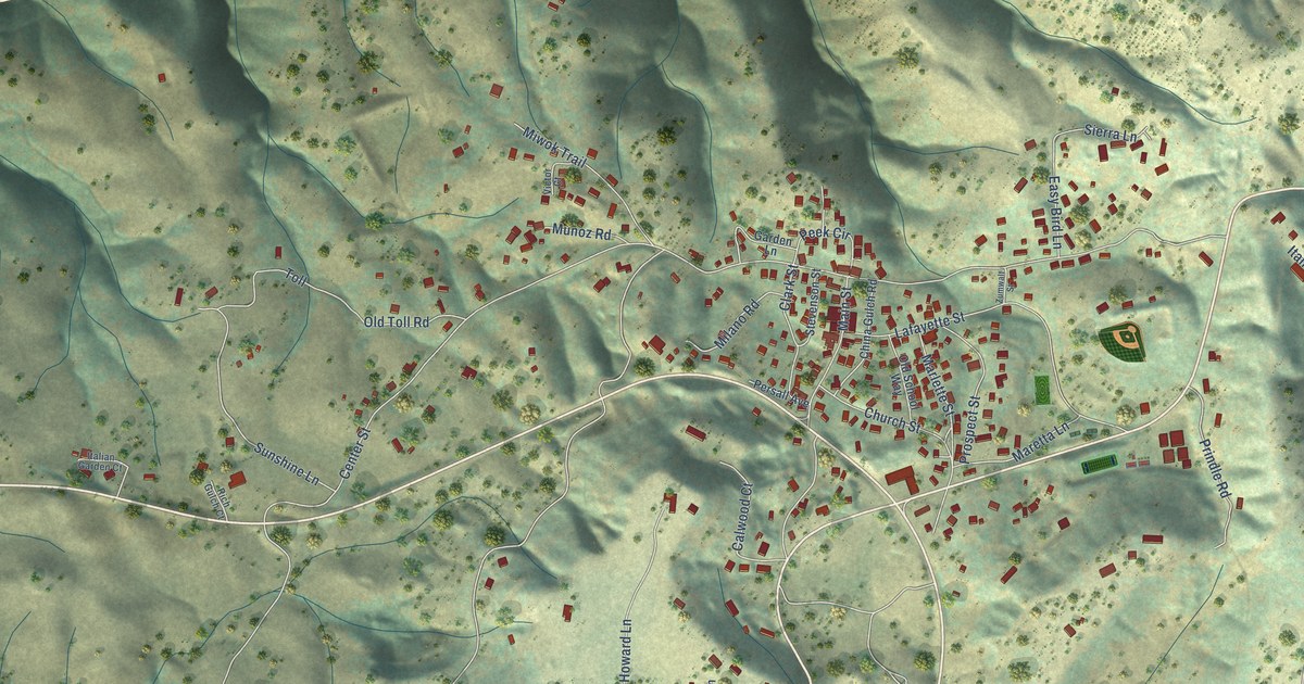 Map of Mokelumne Hill, California in 2026
