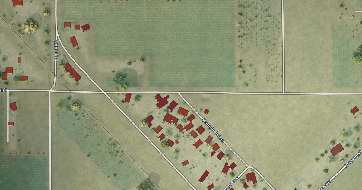 Map of Monson, California in 2026