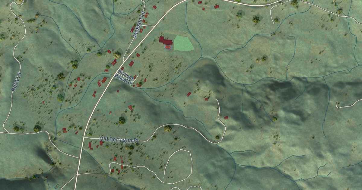 Map of Montgomery Creek, California in 2026