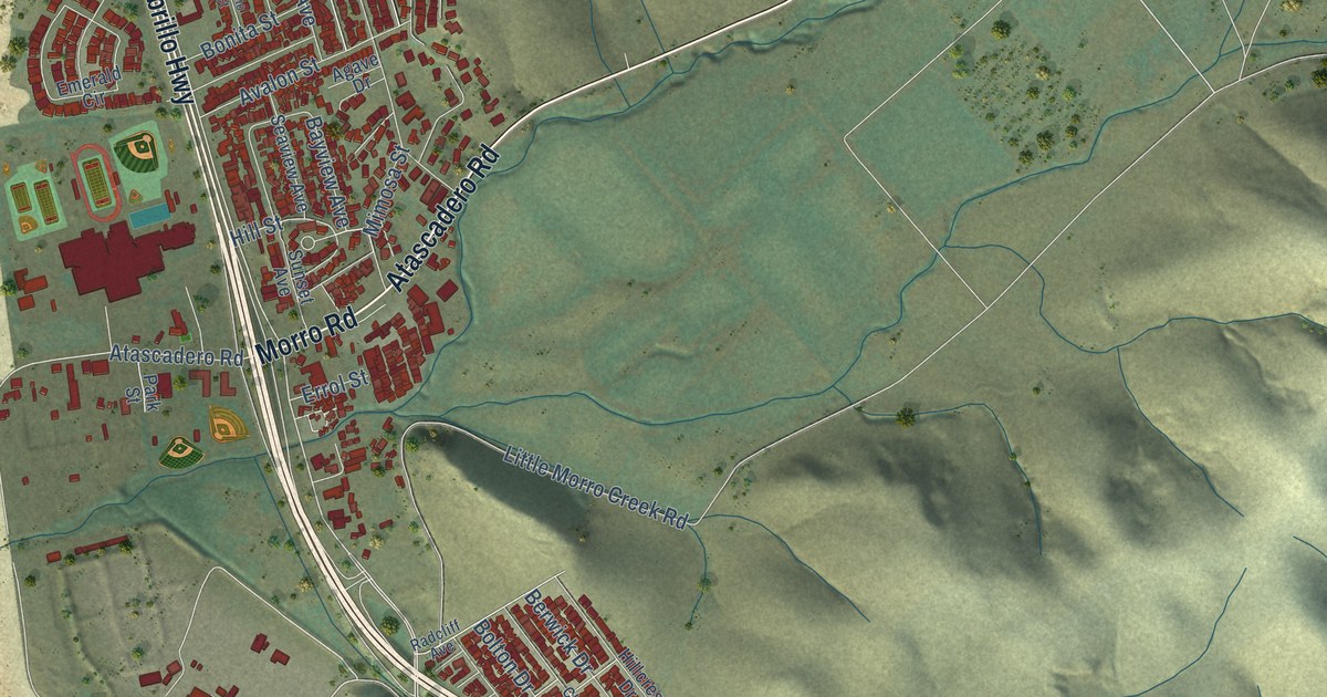 Map of Morro Bay, California in 2026