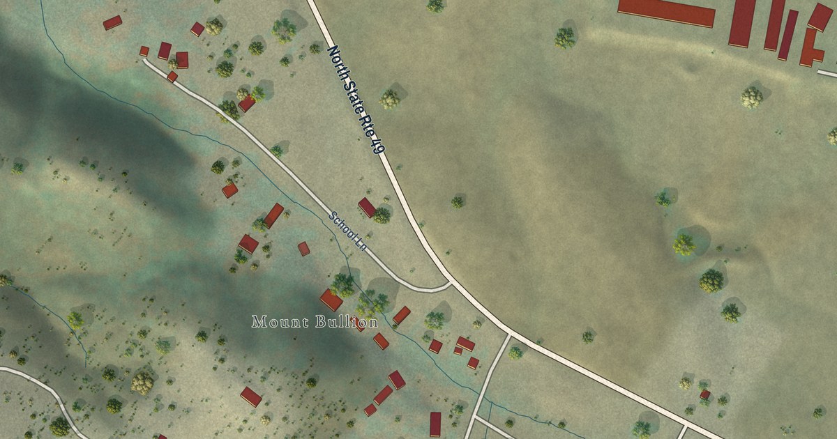 Map of Mt. Bullion, California in 2026