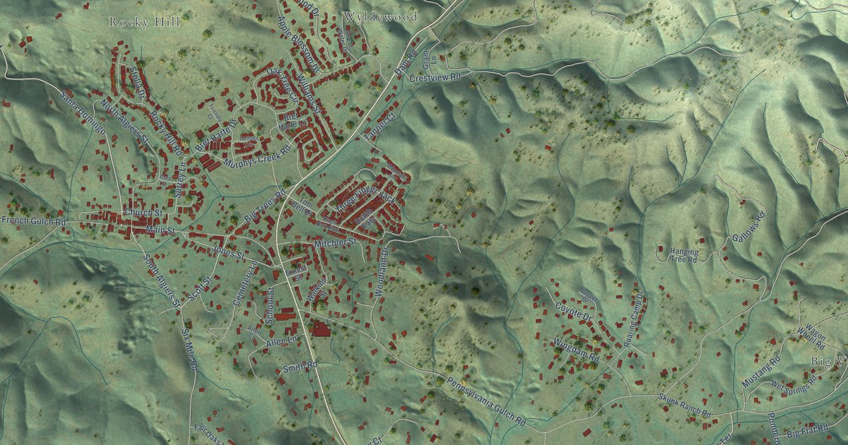 Map of Murphys, California in 2026