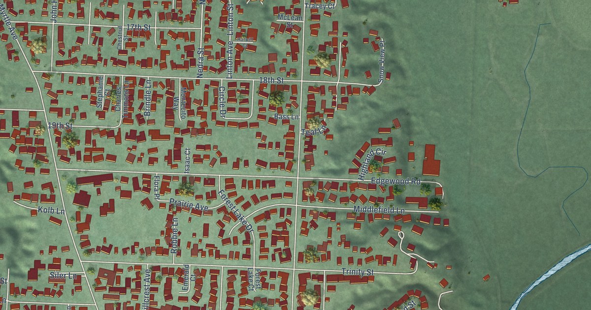 Map of Myrtletown, California in 2026