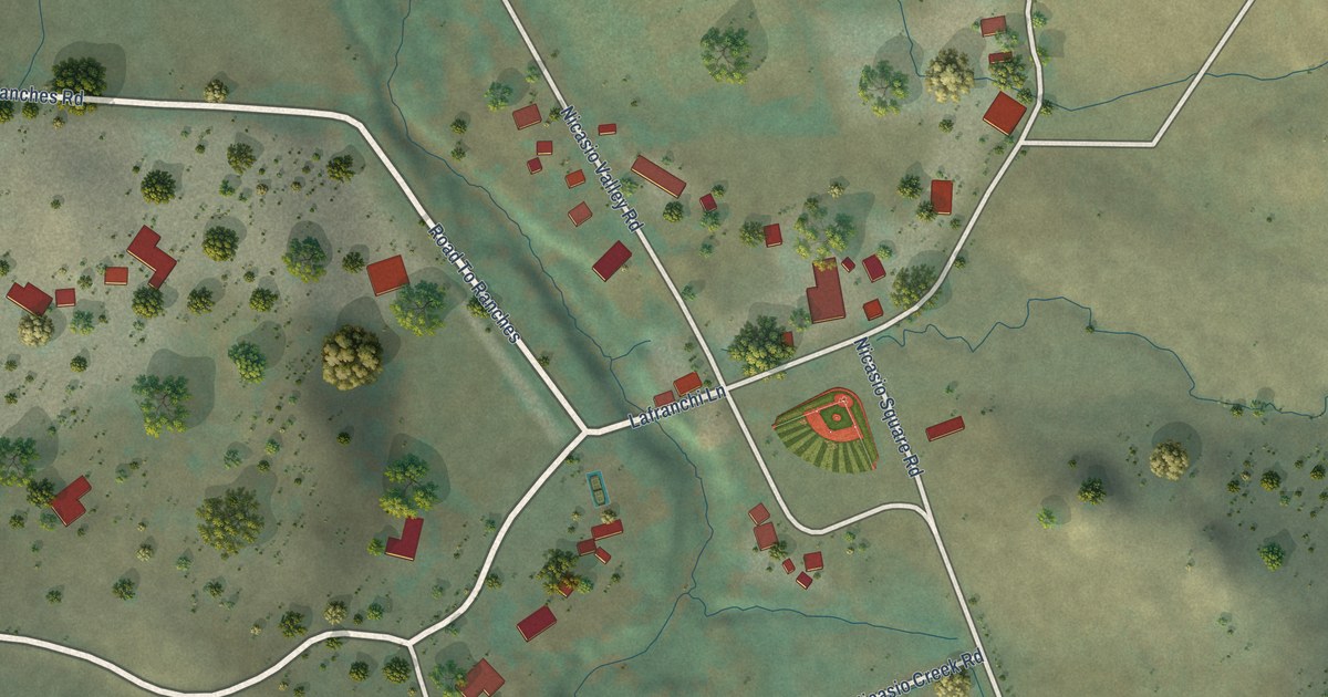 Map of Nicasio, California in 2026