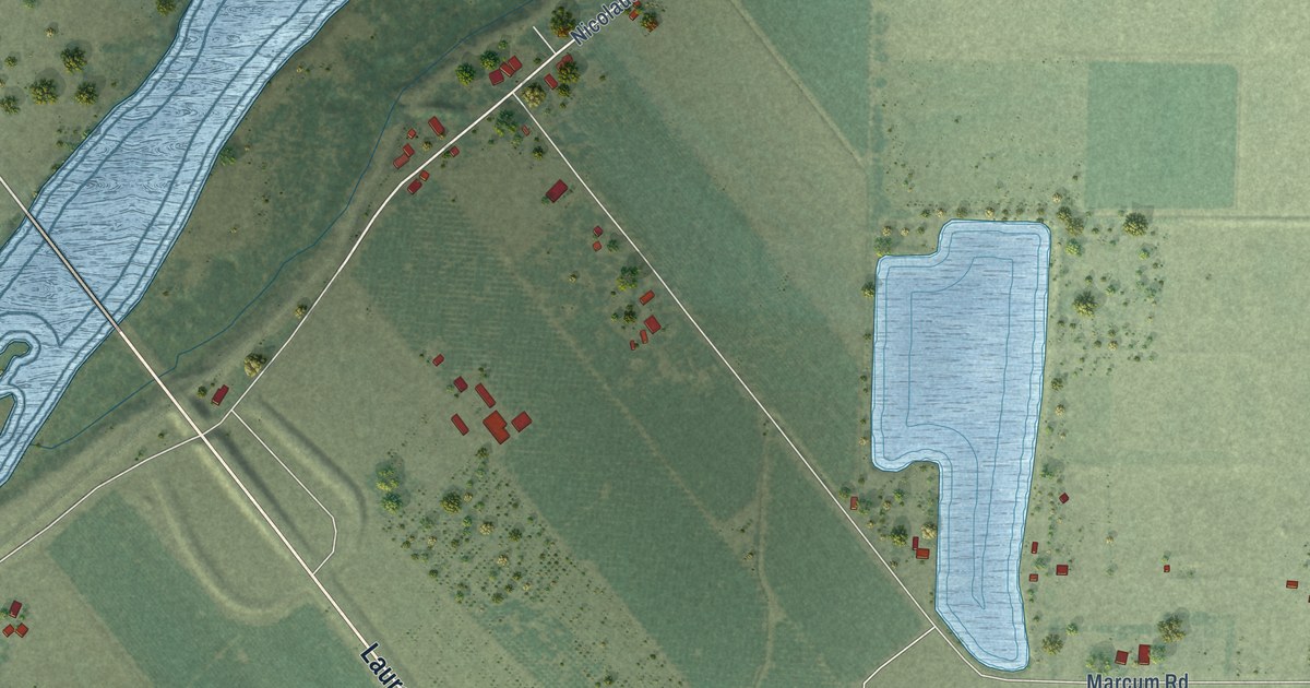Map of Nicolaus, California in 2026