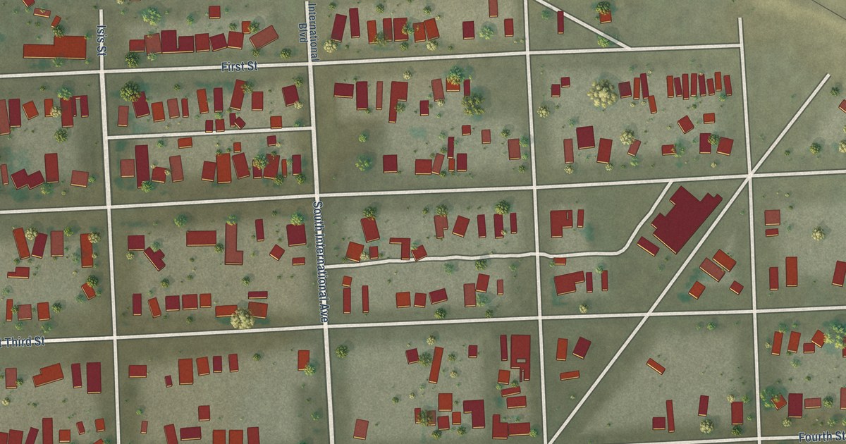 Map of Niland, California in 2026