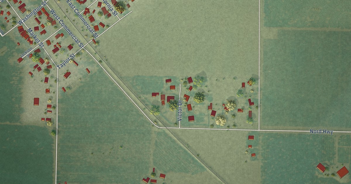 Map of Nord, California in 2026