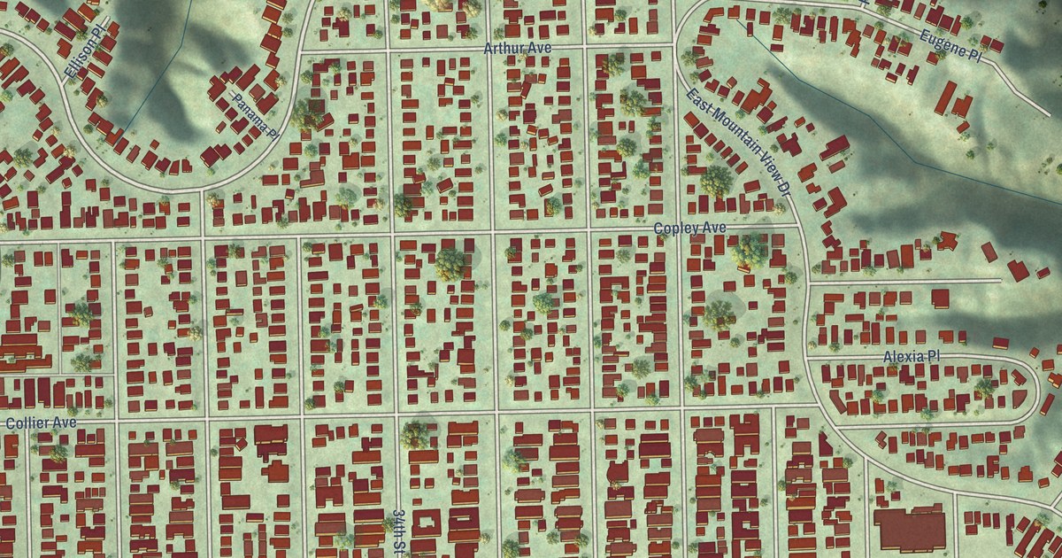 Map of Normal Heights, California in 2026