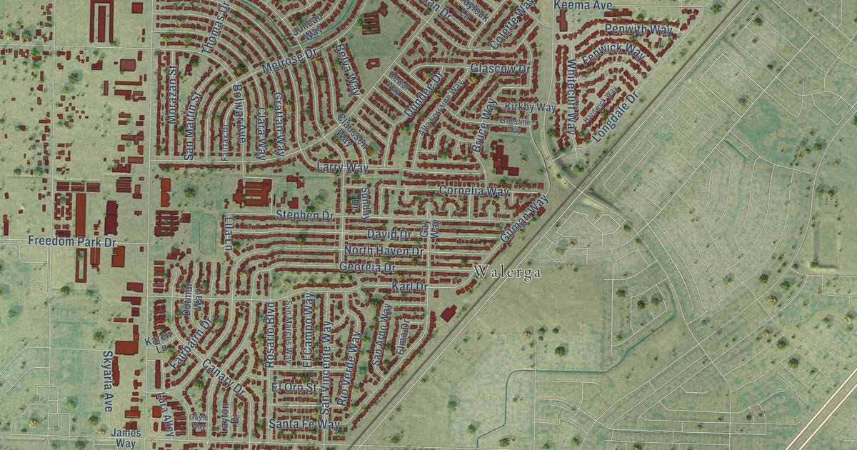 Map of North Highlands, California in 2026