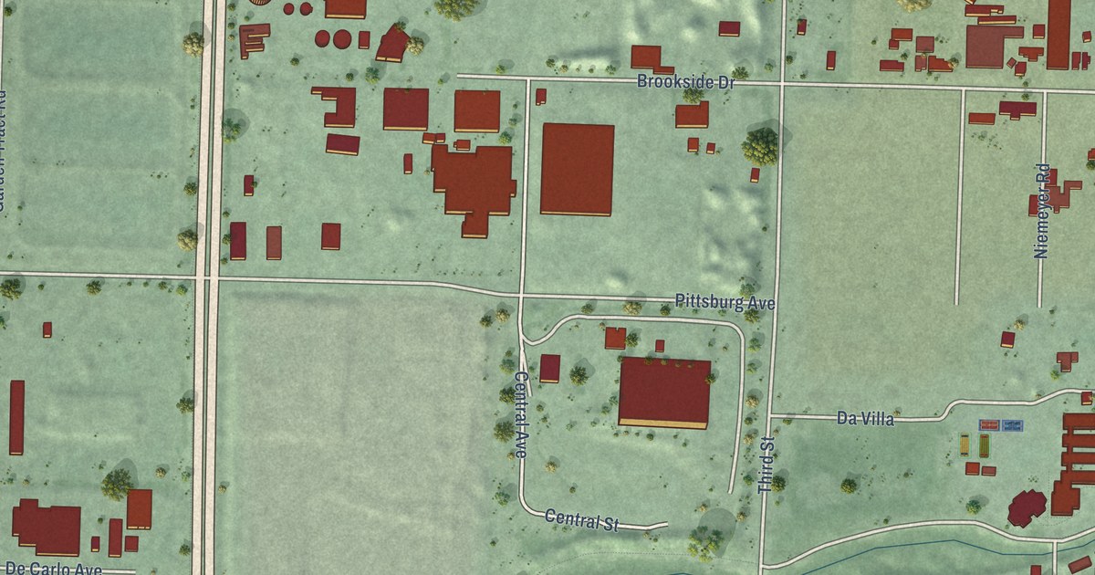 Map of North Richmond, California in 2026