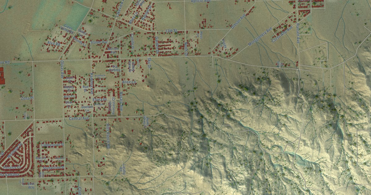 Map of Nuevo, California in 2026