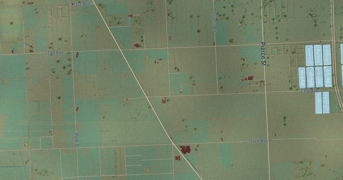 Map of Oasis, California in 2026