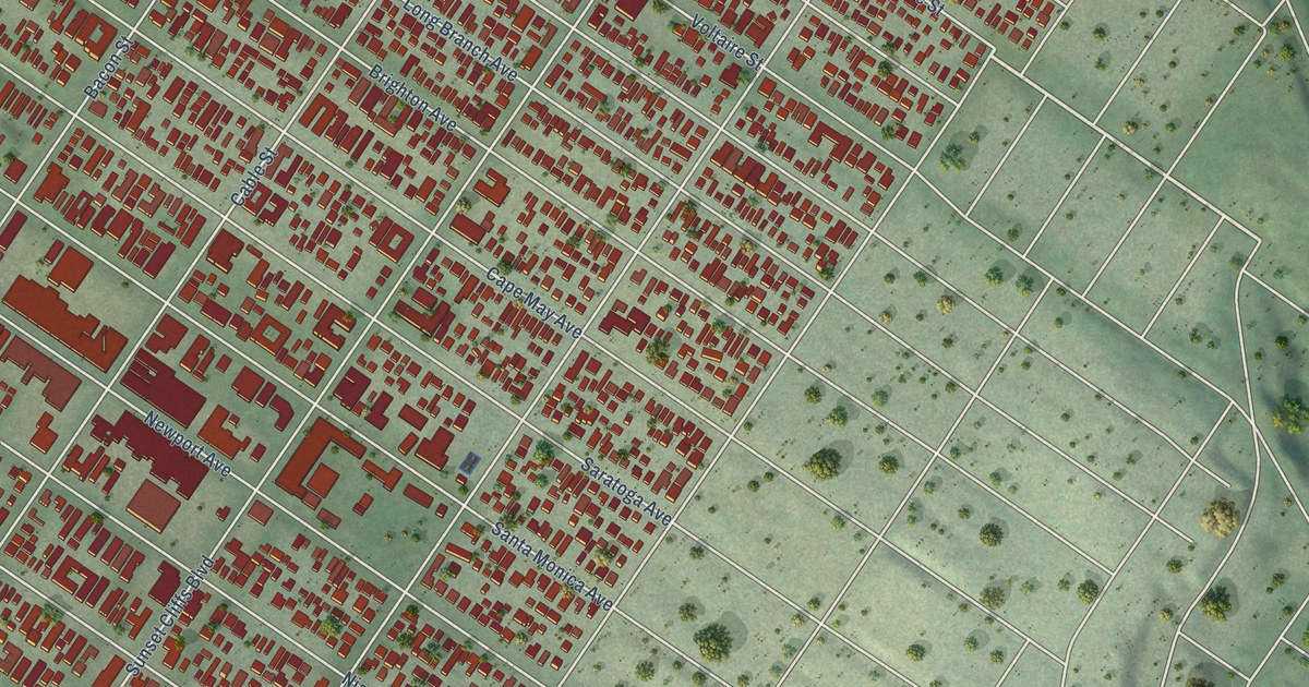 Map of Ocean Beach, California in 2026