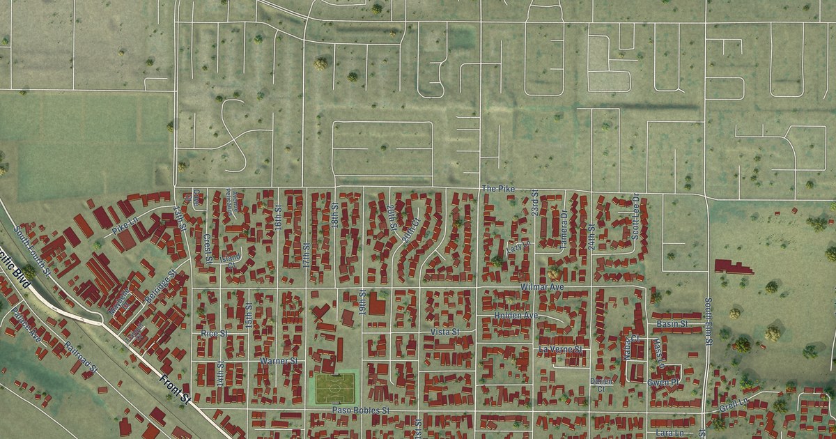 Map of Oceano, California in 2026