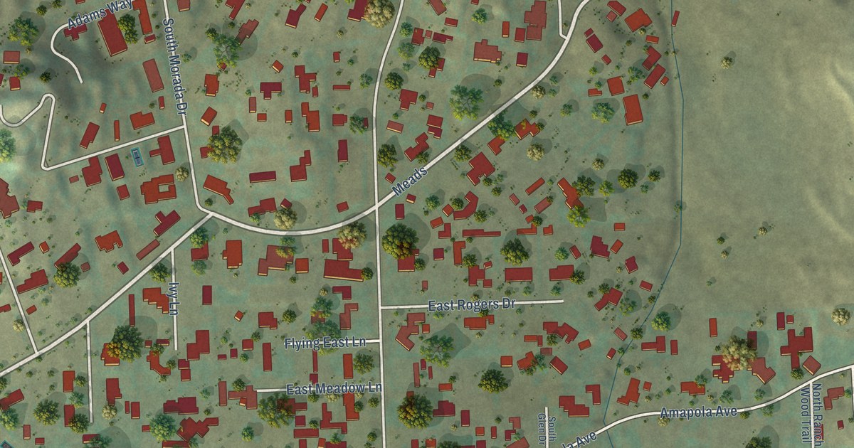 Map of Orange Park Acres, California in 2026