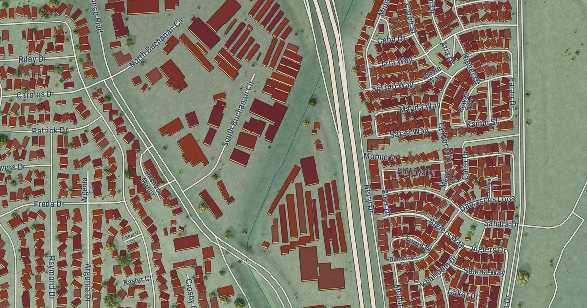 Map of Pacheco, California in 2026